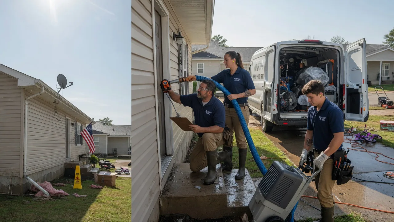 Ceiling Water Damage Restoration in Scottsville, VA near me